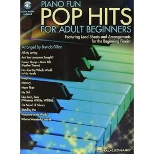 Piano Fun-Pop Hits For Adult Beginners Book/Audio Online